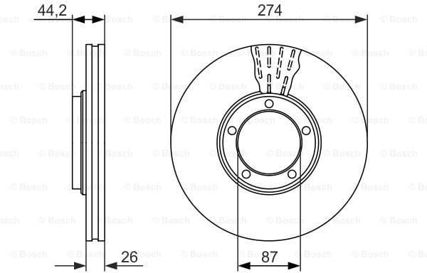 Brake Disc 0986479696 - image 2
