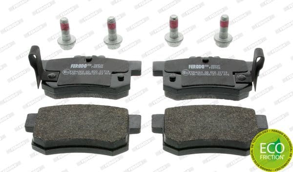 Brake pads rear, Top Quality FDB956
