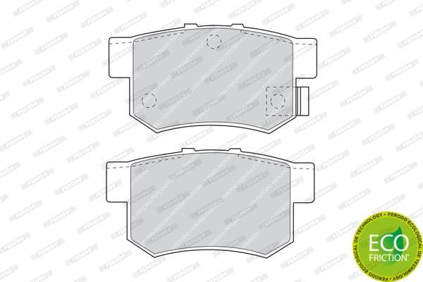 Brake pads rear, Top Quality FDB956 - image 2