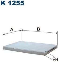 Filter, cabin air K1255