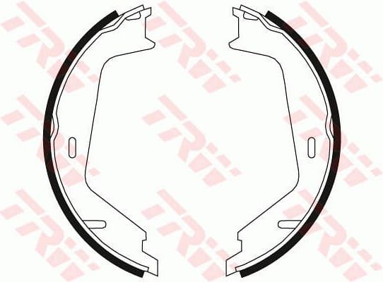 Brake shoes handbrake, Top Quality GS8674 - image 2