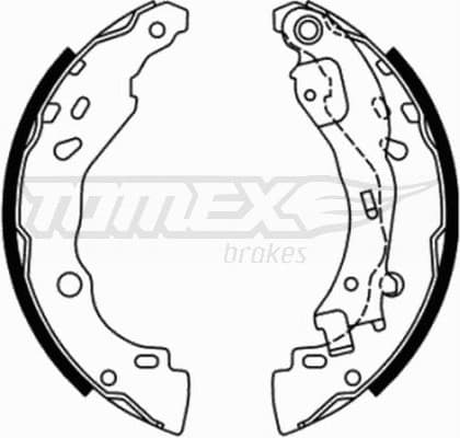 Brake Shoe Set TX 21-77