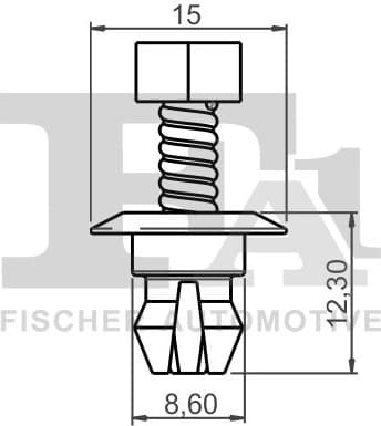 Clip, trim/protection strip 11-30013.5 - image 2