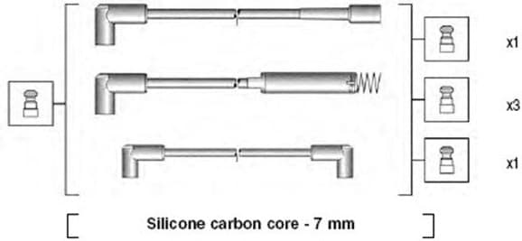 Ignition Cable Kit 941125180672