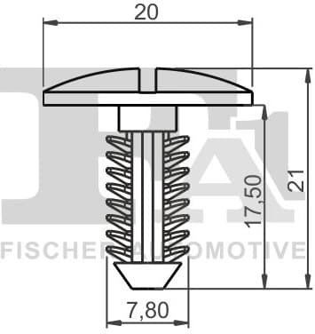Clip, trim/protection strip 21-10027.5 - image 2