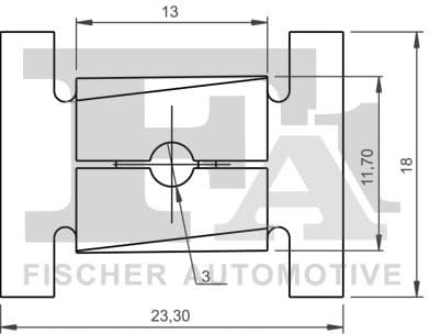 Clip, trim/protection strip 33-40019.5 - image 2