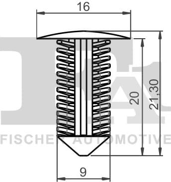 Clip, trim/protection strip 22-10007.5 - image 2