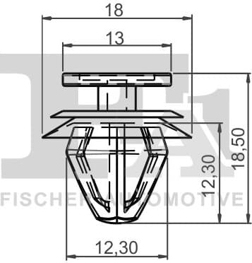 Clip, trim/protection strip 10-40028.5 - image 2