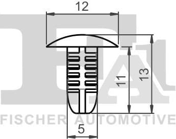 Clip, trim/protection strip 53-10002.5 - image 2