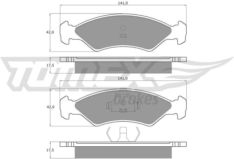 Brake Pad Set, disc brake TX 10-84