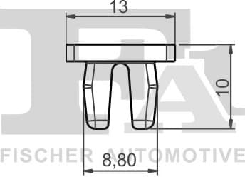 Clip, trim/protection strip 79-60001.5 - image 2