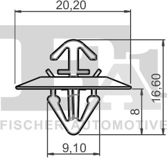 Clip, trim/protection strip 22-40026.5 - image 2