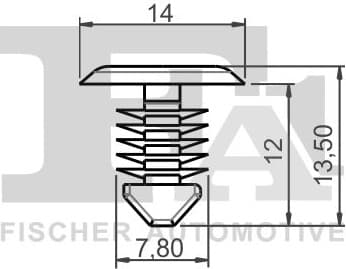 Clip, trim/protection strip 14-10001.5 - image 2