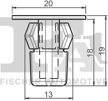 Clip, trim/protection strip 77-60007.5 - image 2