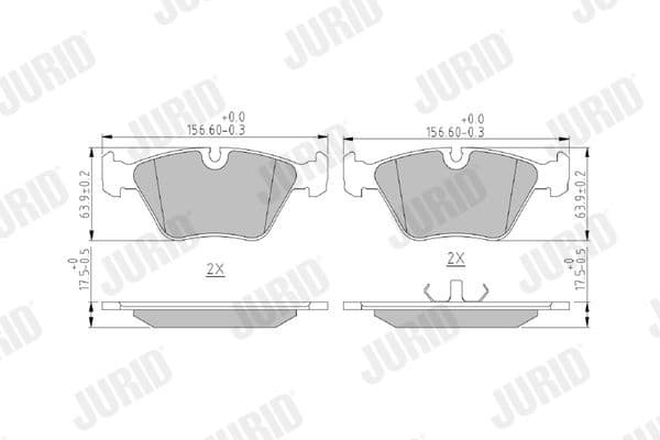 Brake Pad Set, disc brake 571394J - image 3