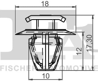 Clip, trim/protection strip 33-40010.5 - image 2