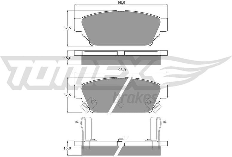 Brake Pad Set, disc brake TX 11-55