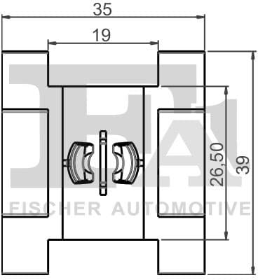 Clip, trim/protection strip 11-40059.5 - image 2