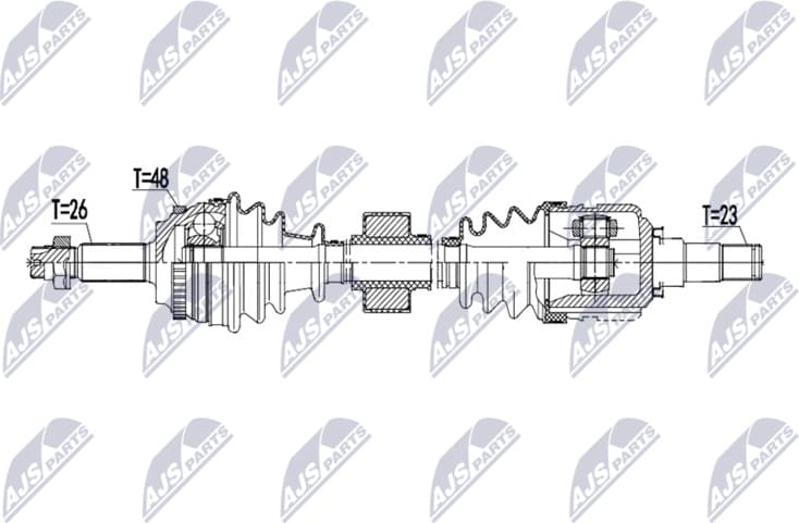 Drive Shaft NPW-TY-242