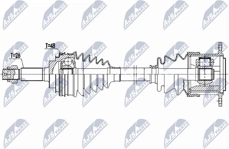 Drive Shaft NPW-TY-198