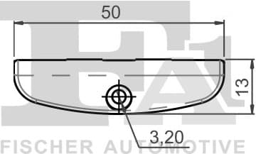 Clip, trim/protection strip 22-40038.5