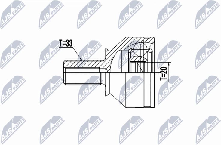 Joint Kit, drive shaft NPZ-RE-066