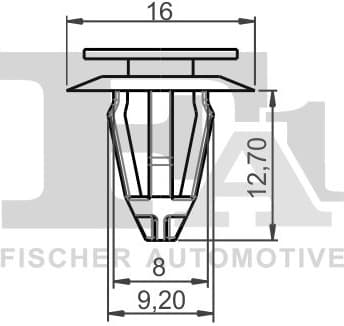 Clip, trim/protection strip 14-40008.5 - image 2