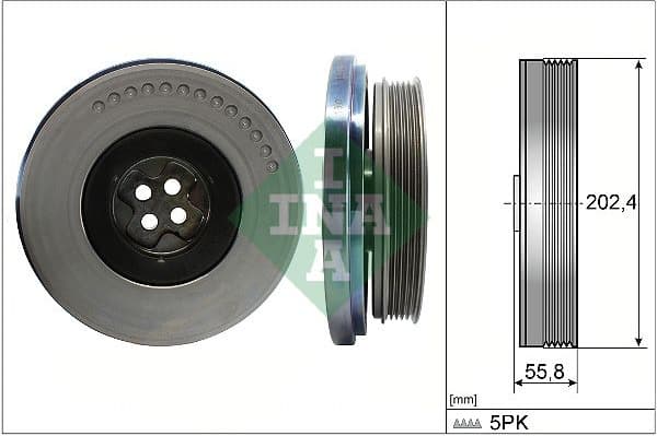 Belt Pulley, crankshaft 544060310