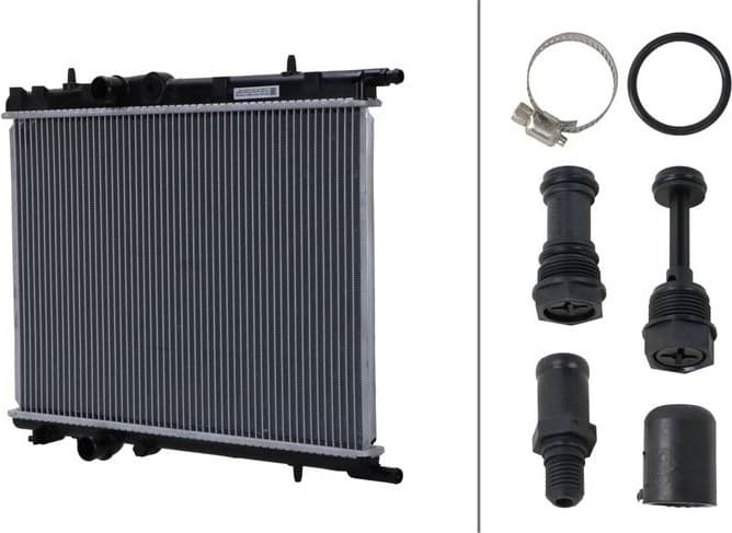 Radiator, engine cooling >>> Easy2Fit <<< 8MK 366 302-691