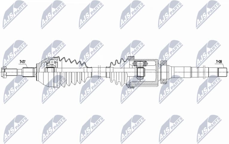 Drive Shaft NPW-FR-180