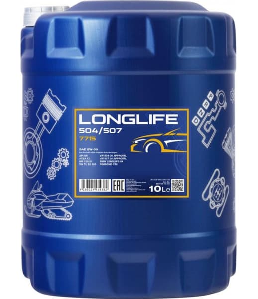 Engine Oil Mannol 7715 Longlife 504/507 5W-30 MN7715-10