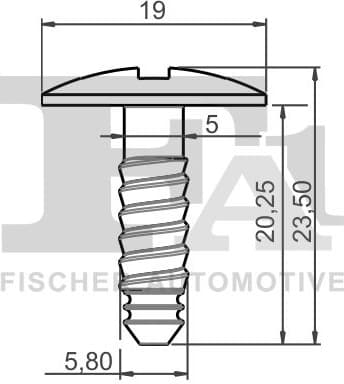 Clip, bumper 11-10034.5 - image 2