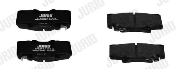 Brake Pad Set, disc brake 572253J