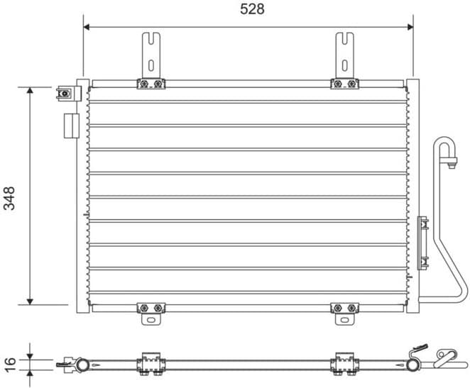 Condenser, air conditioning 812695