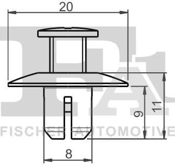 Clip, trim/protection strip 79-30002.5 - image 2