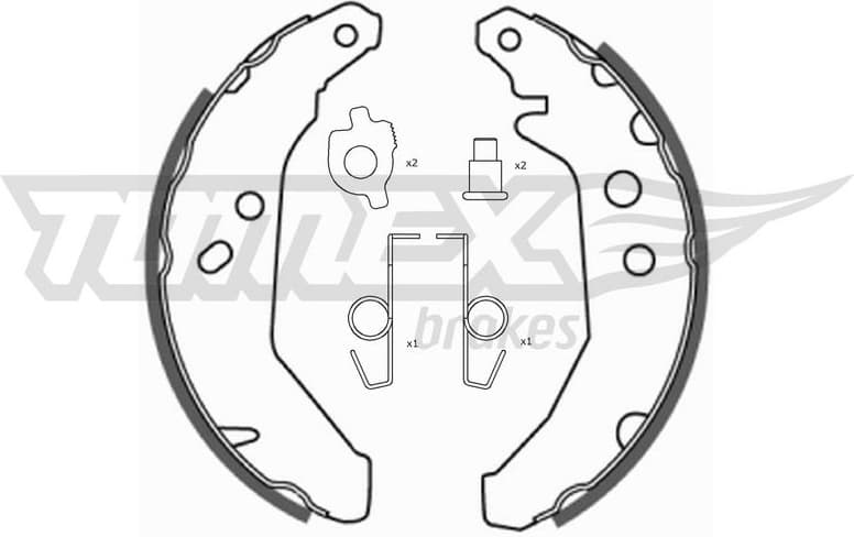 Brake Shoe Set TX 20-66