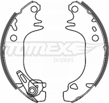Brake Shoe Set TX 20-44