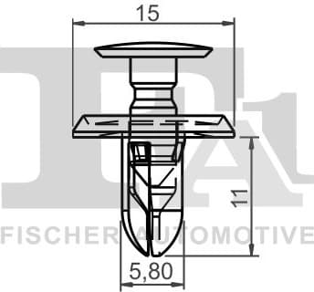 Clip, trim/protection strip 74-20001.5 - image 2