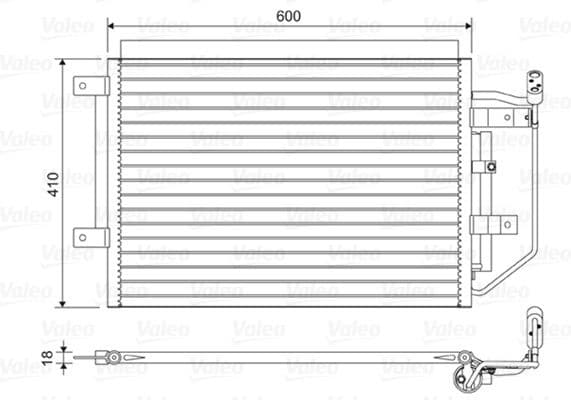 Condenser, air conditioning 822556