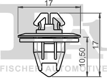Clip, trim/protection strip 77-40033.5 - image 2