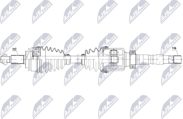 Drive Shaft NPW-RE-261