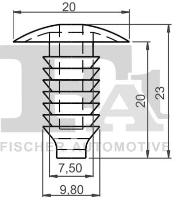 Clip, trim/protection strip 11-10005.5 - image 2