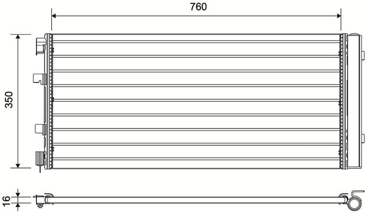 Condenser, air conditioning 814179