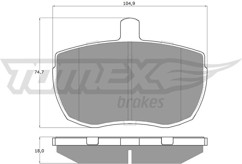Brake Pad Set, disc brake TX 11-21