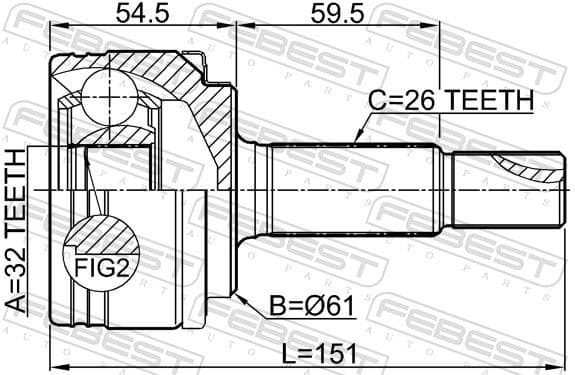 Joint Kit, drive shaft 0110-ZGX10 - image 2