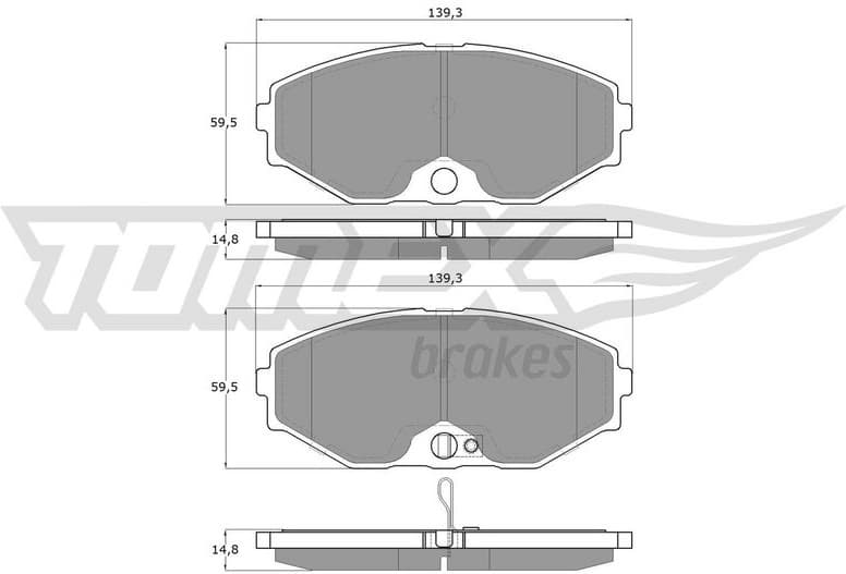 Brake Pad Set, disc brake TX 12-60