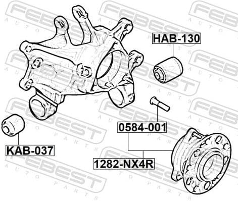 Wheel Hub 2282-NQ52WDRM - image 2