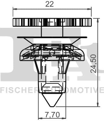 Clip, trim/protection strip 33-40021.5 - image 2