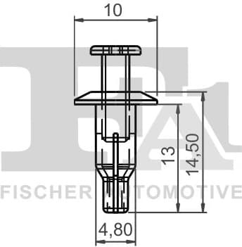 Clip, trim/protection strip 73-30009.5 - image 2