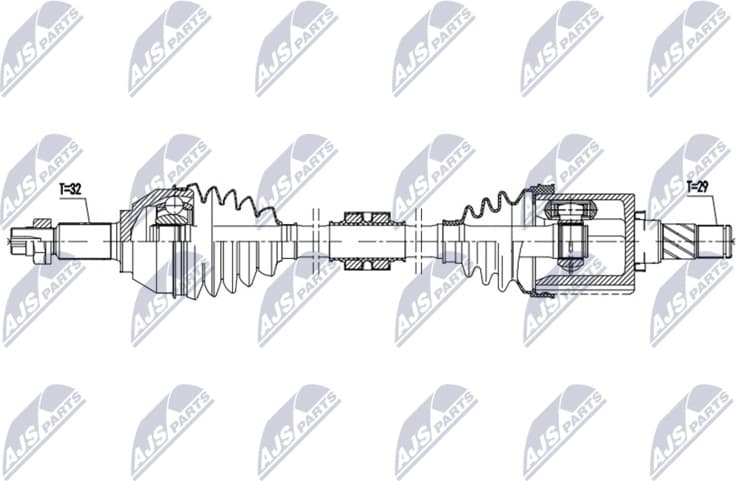 Drive Shaft NPW-NS-176